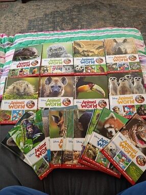 Disney Animal World Hardcover Books - Multicolor Animal Covers Set Of 19